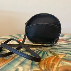 Vintage Coach Canteen Purse Mini Chester Black Leather 1980s